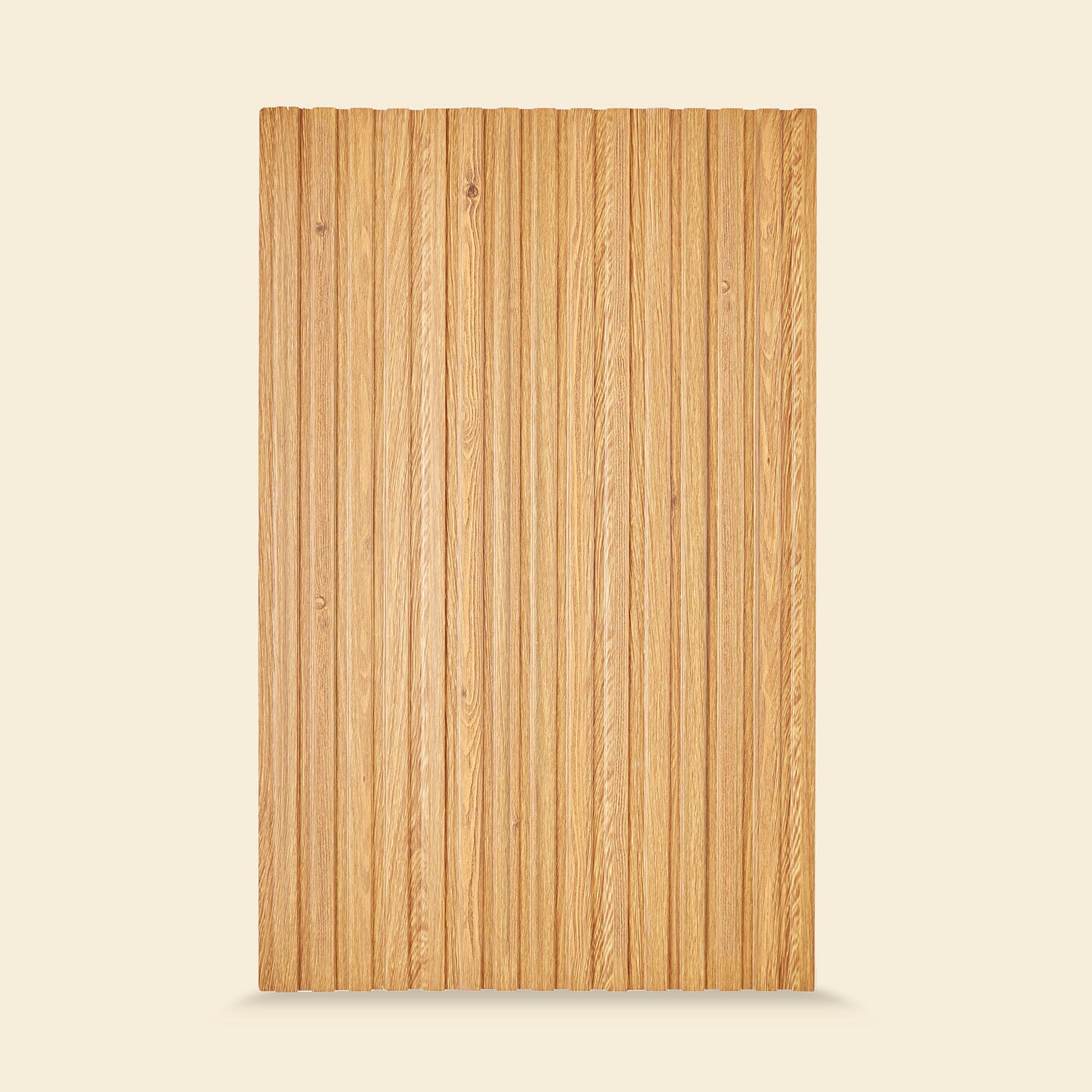 elegant teak colour fluted panels