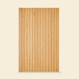 elegant teak colour fluted panels