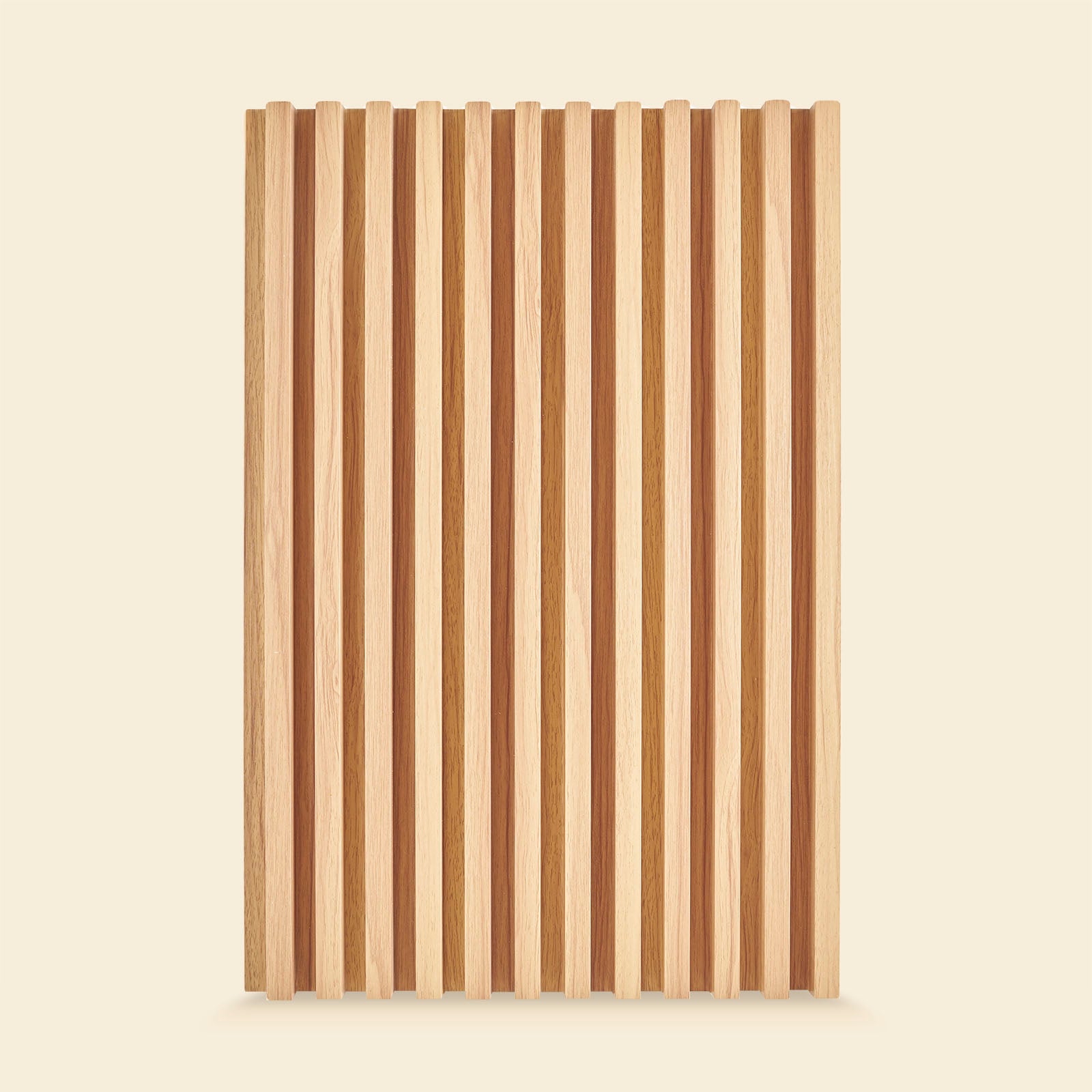 fluted panel beech colour