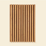 premier teak colour fluted panels