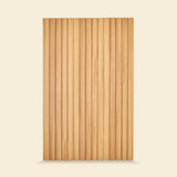 fluted panel beech colour