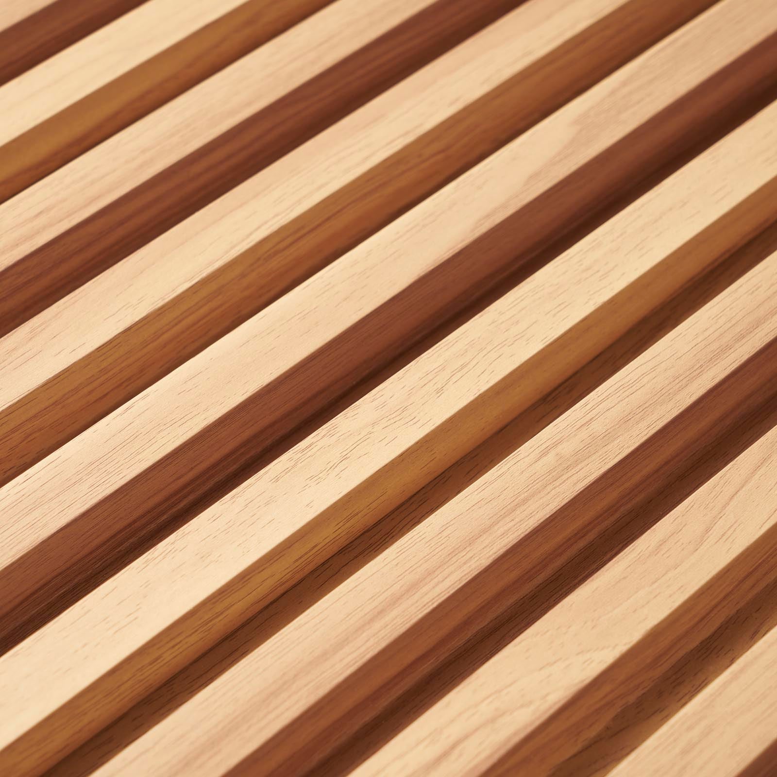 fluted panel beech colour