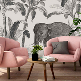 Elephants and Flowers