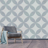 blue geometric wallpaper