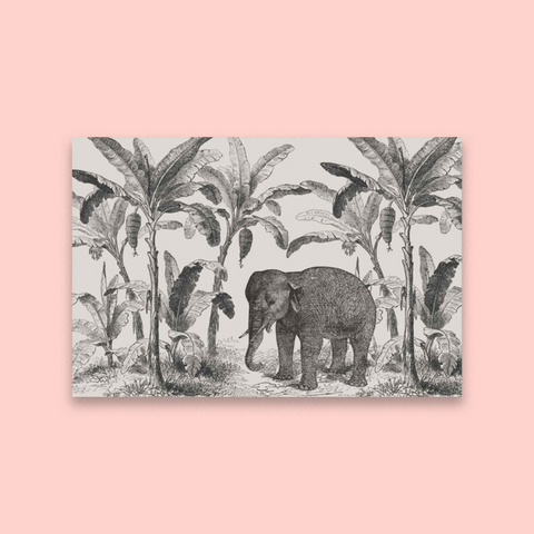 Elephants and Flowers