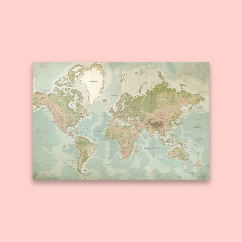 Vintage World Map